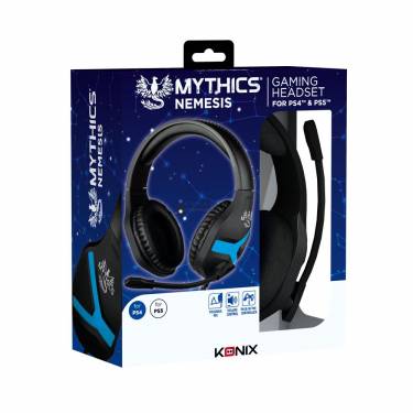 KONIX Mythics Genesis Gaming Headset Black