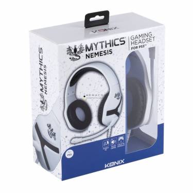 KONIX Mythics Nemesis PS5 Gaming Headset White