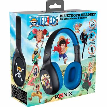 KONIX One Piece Bluetooth Gaming headset Black/Blue