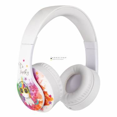 KONIX Unik Be Funky Gaming Headset White