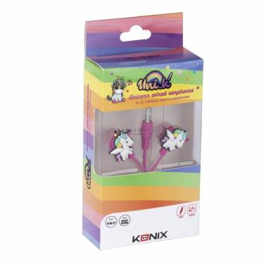 KONIX Unik Earphones Pink