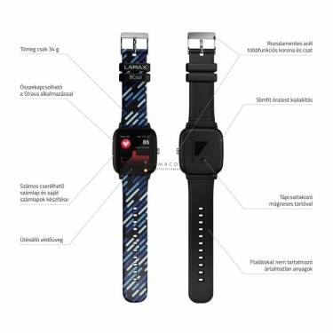 Lamax BCool SmartWatch Black