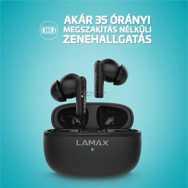 Lamax Clips1 Play Bluetooth Headset Black