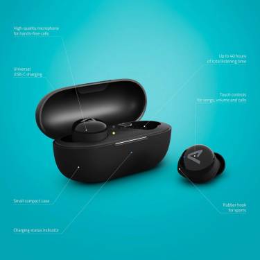 Lamax Dots3 Bluetooth Headset Black