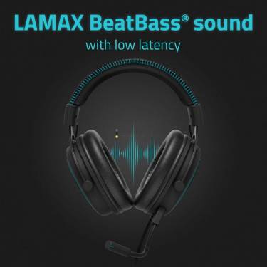 Lamax Heroes General 1 Gamer Headset Black