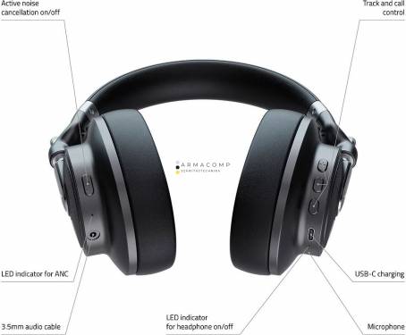 Lamax HighComfort ANC Wireless Headset Black