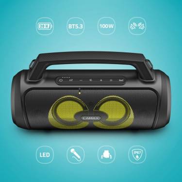 Lamax PartyGo1 Bluetooth Speaker Black