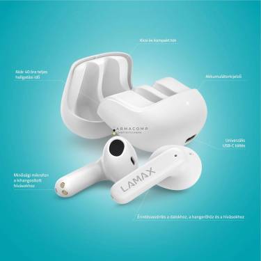 Lamax Tones1 Bluetooth Headset White