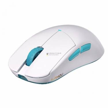 LAMZU Atlantis Mini Pro Wireless Gaming Mouse Polar White