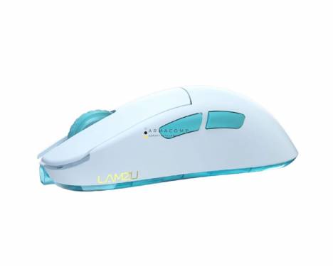 LAMZU Atlantis Wireless Gaming Mouse Polar White