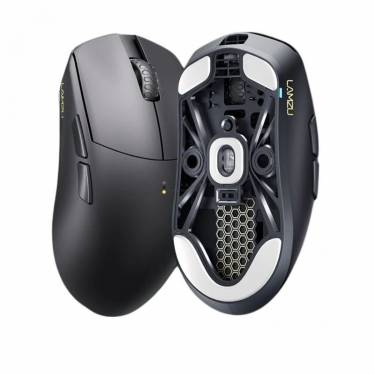 LAMZU Maya 4K Wireless Gaming Mouse Charcoal Black