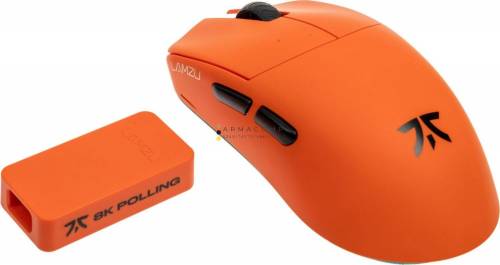 LAMZU Maya X Special Fnatic Edition Wireless Gaming Mouse Orange