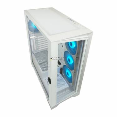 LC Power 806W Crosswind X Gaming Case ARGB Tempered Glass White