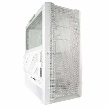 LC Power 900W Lumaxx Light Tempered Glass White