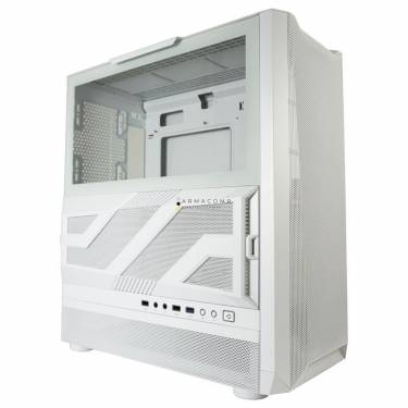 LC Power 900W Lumaxx Light Tempered Glass White