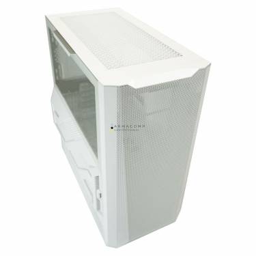 LC Power 900W Lumaxx Light Tempered Glass White