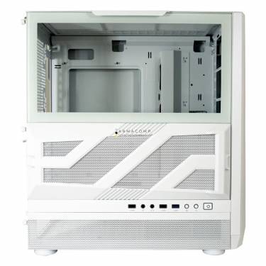 LC Power 900W Lumaxx Light Tempered Glass White