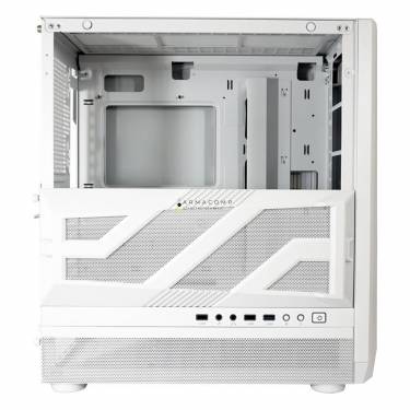 LC Power 900W Lumaxx Light Tempered Glass White