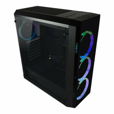 LC Power Gaming 703B QuadLuxx Window Black