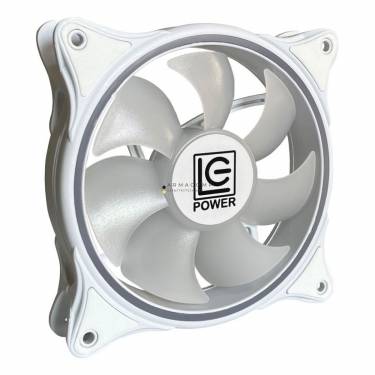 LC Power LC-CF-120-ARGB-W 120mm ARGB Case Fan White