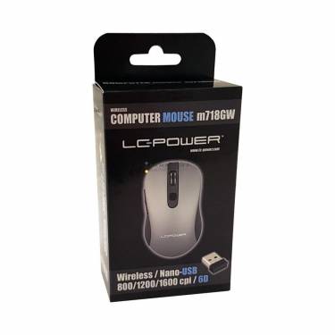 LC Power LC-M718GW wireless mouse Black/Antracit