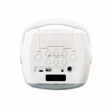 Lenco BTC-060WH Karaoke system with Bluetooth White