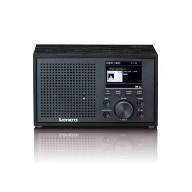 Lenco DAR-017BK Compact and stylish DAB+/FM radio with Bluetooth Black