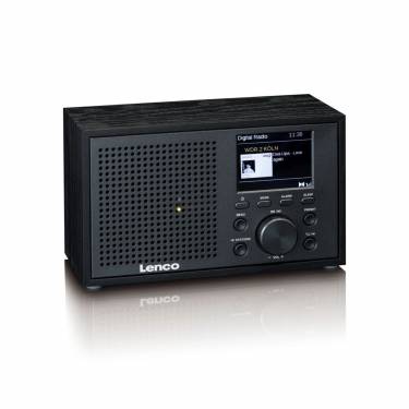 Lenco DAR-017BK Compact and stylish DAB+/FM radio with Bluetooth Black