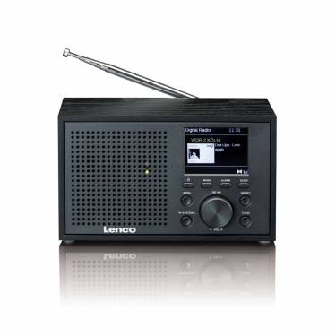 Lenco DAR-017BK Compact and stylish DAB+/FM radio with Bluetooth Black