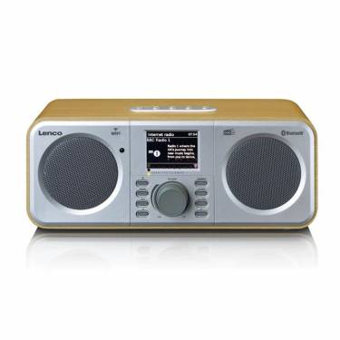 Lenco DIR-141WD internet radio with DAB+ Bluetooth and spotify connect Wood