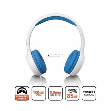 Lenco HP-010BU Headphone for Kids Blue