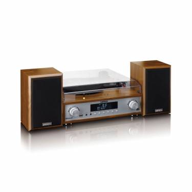 Lenco MC-160WD Hifi Stereo System Wood