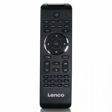 Lenco MC-175SI Micro set with DAB FM CD 2 USB Bluetooth QI RC Silver