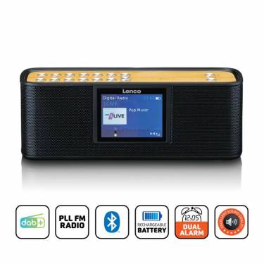 Lenco PDR-045 DAB+ radio with Bluetooth 5.0 Black