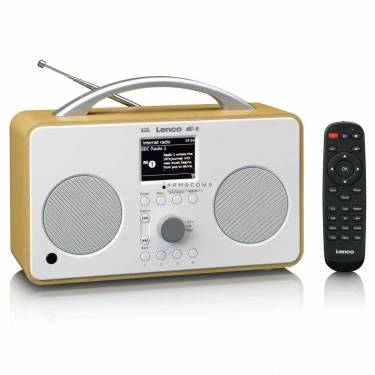 Lenco PIR-645WH  Internet, DAB, FM RADIO, Bluetooth White