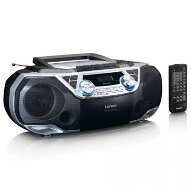 Lenco SCD-120SI Boombox Silver