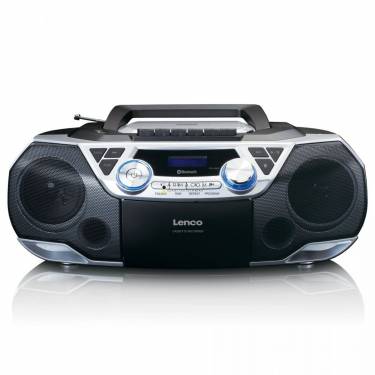 Lenco SCD-120SI Boombox Silver