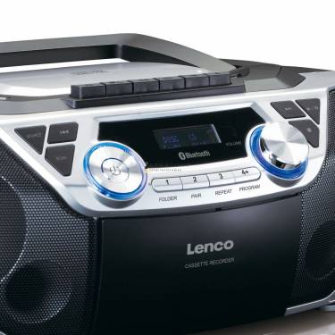 Lenco SCD-120SI Boombox Silver