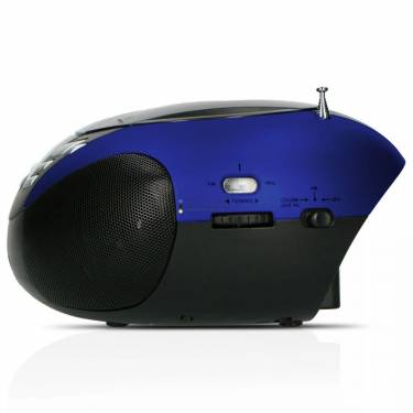 Lenco SCD-37 USB portable FM radio CD and USB player Blue