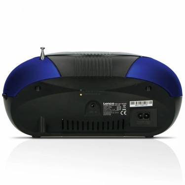 Lenco SCD-37 USB portable FM radio CD and USB player Blue