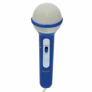 Lenco SCD-650BU Portable FM Radio CD/MP3/USB Microphone & Light Effects Blue