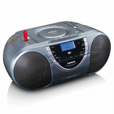 Lenco SCD-6800GY Boombox with DAB+ FM radio and CD/ MP3 player