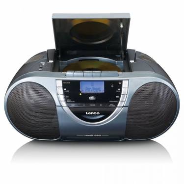 Lenco SCD-6800GY Boombox with DAB+ FM radio and CD/ MP3 player