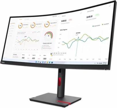 Lenovo 34" ThinkVision T34w-30 LED Curved