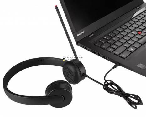 Lenovo Essential Stereo Analog Headset Black