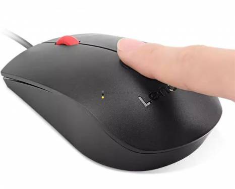 Lenovo Fingerprint Biometric USB Mouse G2 Black