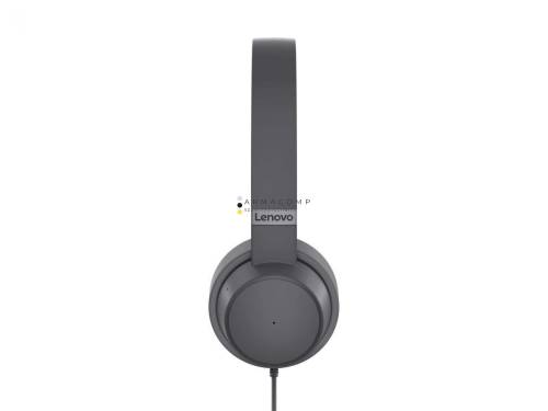 Lenovo Go Wired ANC Headset Storm Grey