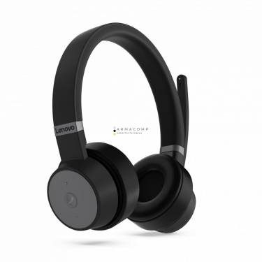 Lenovo GO Wireless ANC Headset + Charging Stand Thunder Black