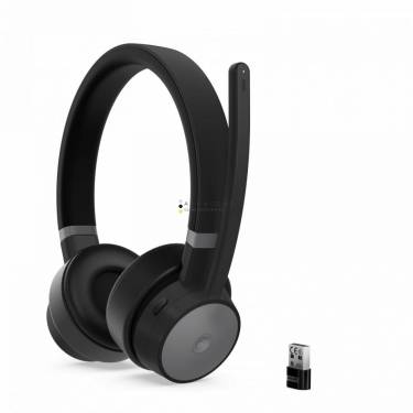 Lenovo GO Wireless ANC Headset + Charging Stand Thunder Black