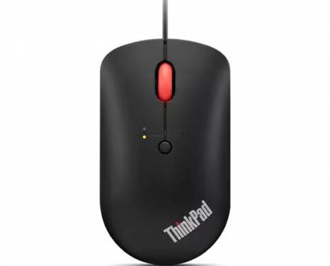 Lenovo ThinkPad USB-C Wired Compact Mouse Black